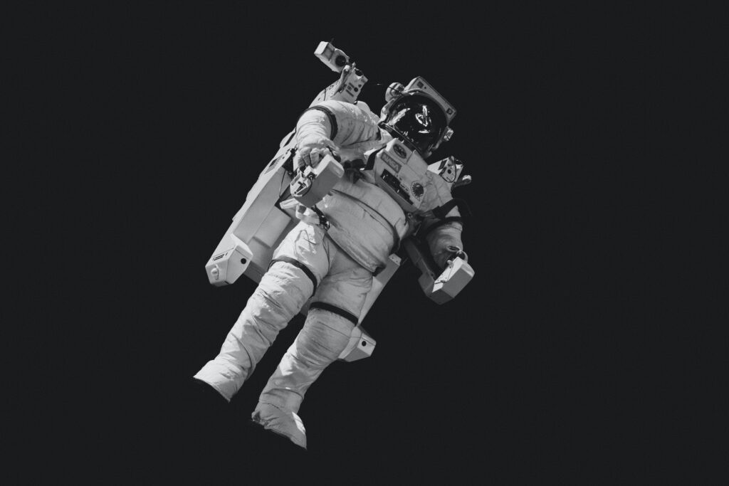 Astronaut Floating In Space