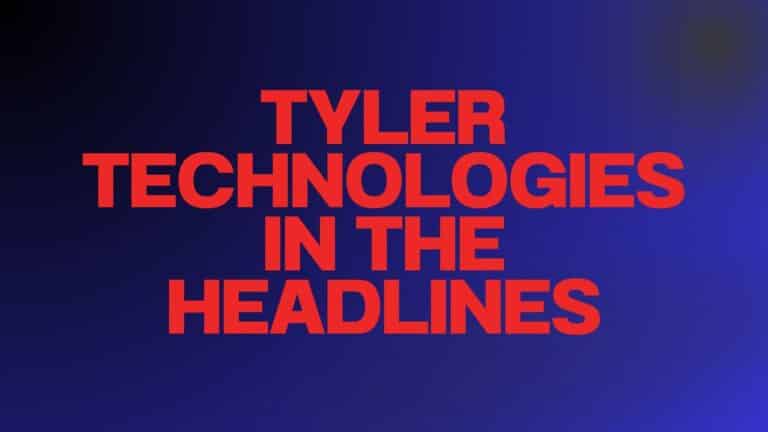 Tyler Technologies in the Headlines