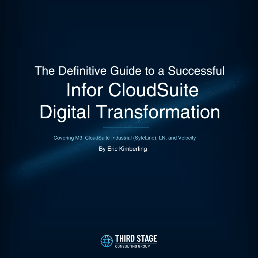 The Definitive Guide to a Successful Infor CloudSuite Digital Transformation