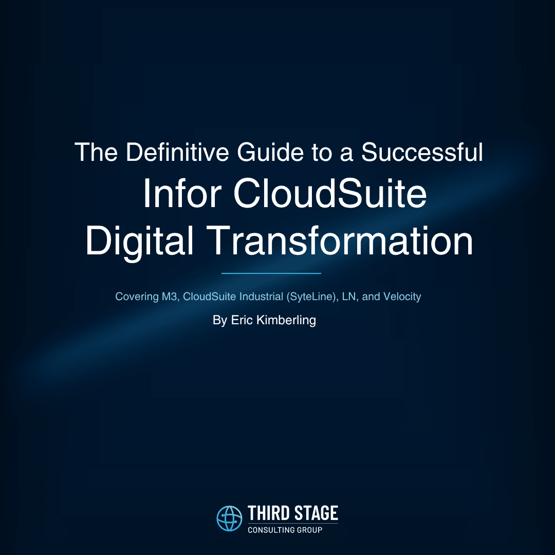 The Definitive Guide to a Successful Infor CloudSuite Digital Transformation